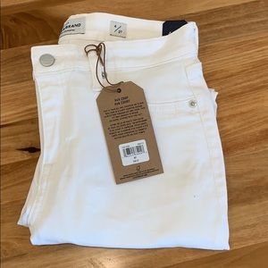 NWT Women’s Lucky Brand Ava Crop Jeans White sz 27